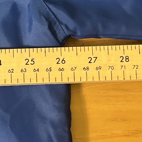 Steve & Barry's Tennessee Titans Blue Satin Windbreaker Pullover V-Neck Size L - Picture 9 of 12